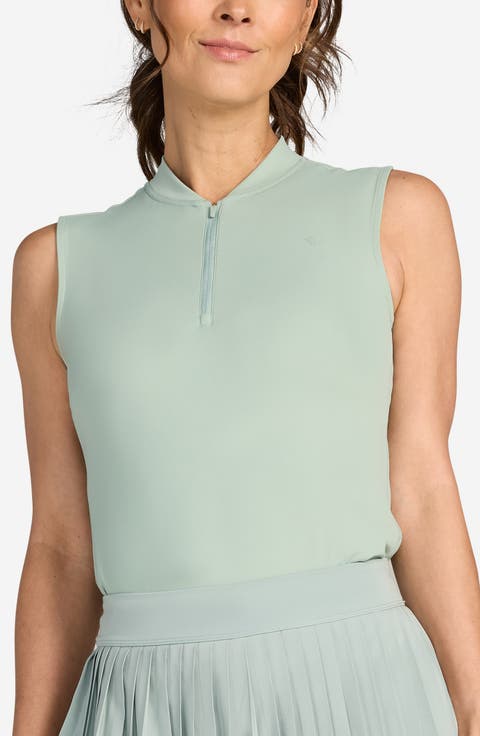 Blade Collar Performance Golf Sleeveless Polo