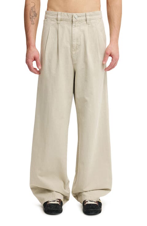 Men's Super Baggy Pleated Pant