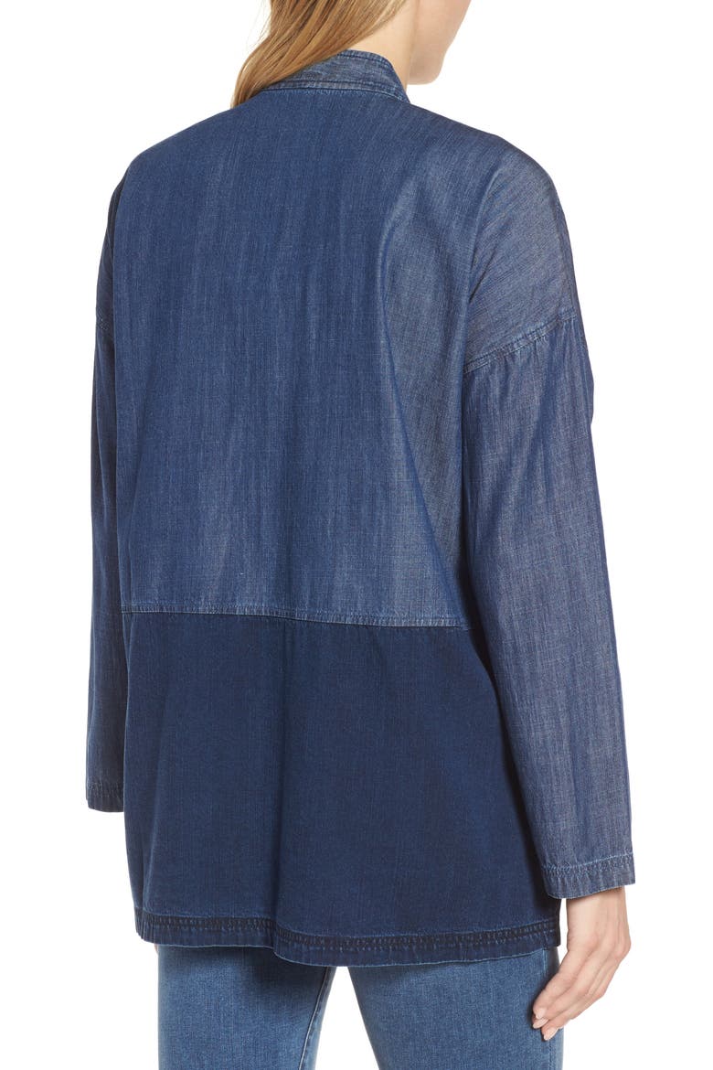 Denim Kimono Jacket, Alternate, color, MIDNIGHT