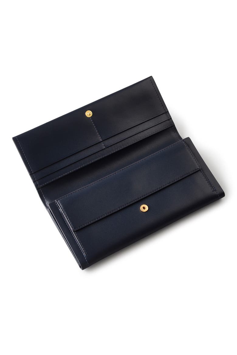 Heritage Lane Large Flapover Wallet, Alternate, color, Ink