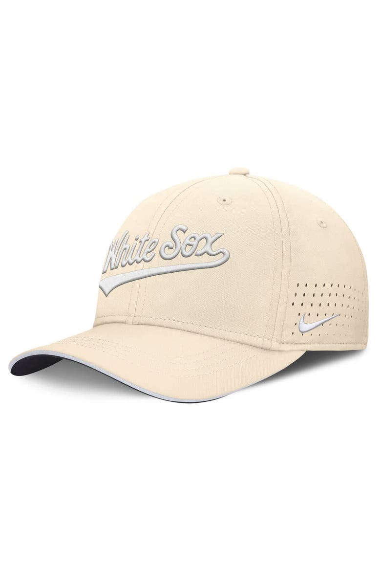 Men's Nike  Cream Chicago White Sox Rise Performance Flex Hat, Main, color, Cream