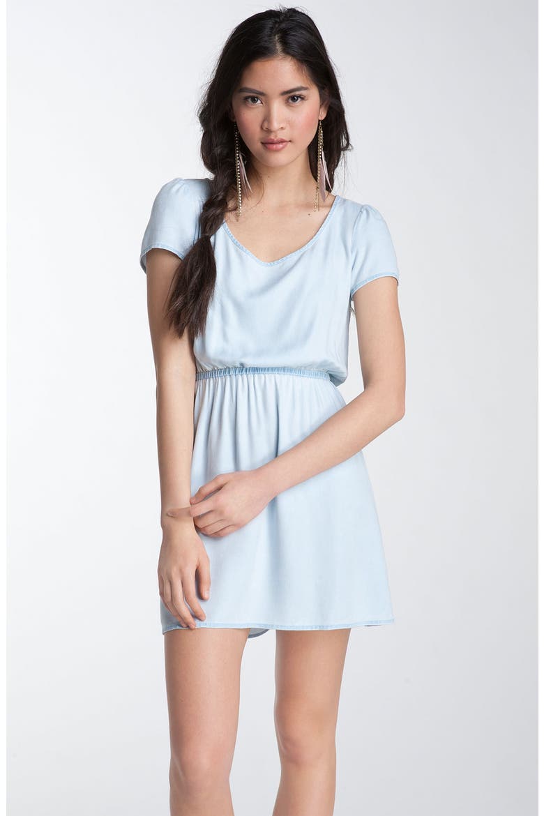Split Back Dress, Main, color, BLUE- DREAM