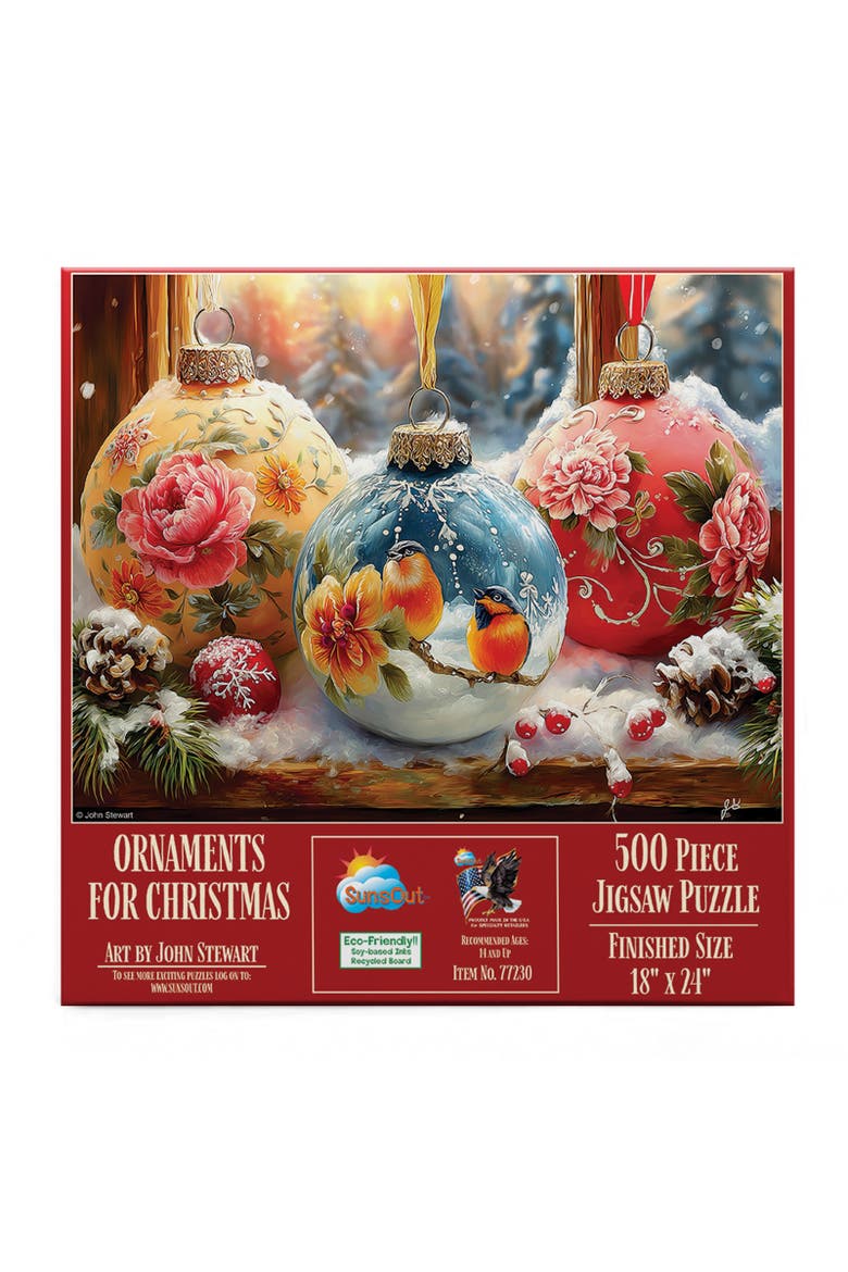 Ornaments for Christmas 500 piece Jigsaw Puzzle for Adults, Alternate, color, Multicolor