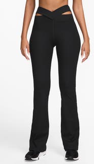 ★★Nike★★ Zenby High Waist Flare Leggings W Smoky Blue Bl Nike Performance ZENVY RIB - Leggings - smokey blue/blue