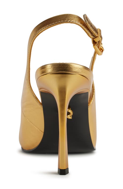 Donna Karan Sadrina Ii Slingback Pump In Gold