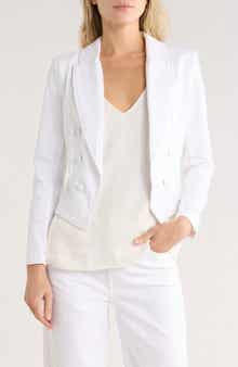 L'AGENCE Wayne Double Breasted Crop Blazer