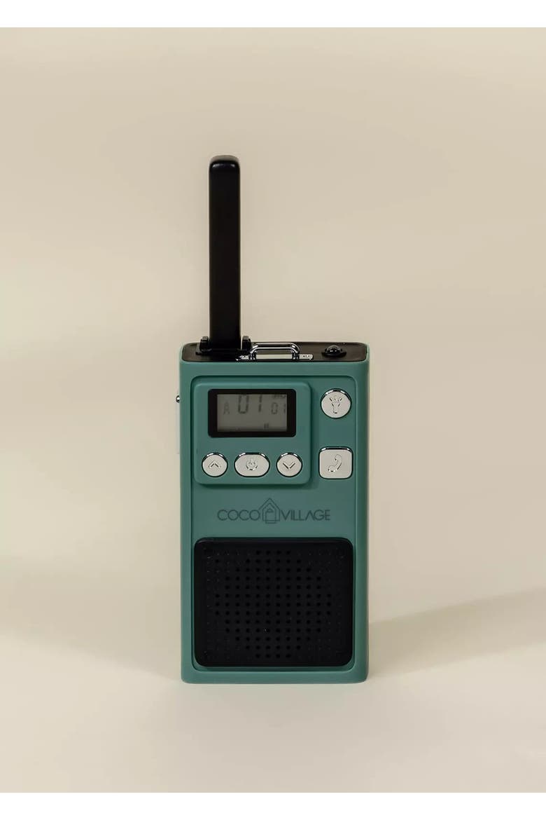 Set of 2 Walkie Talkies, Alternate, color, Seafoam