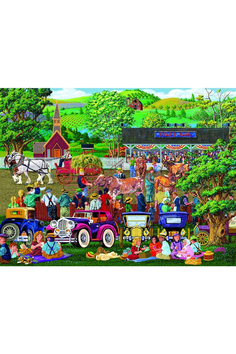 State Fair Picnics 300 piece Jigsaw Puzzle for Adults, Alternate, color, Multicolor