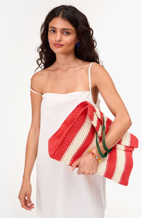 Clare V . Simple Crochet Tote In Multi
