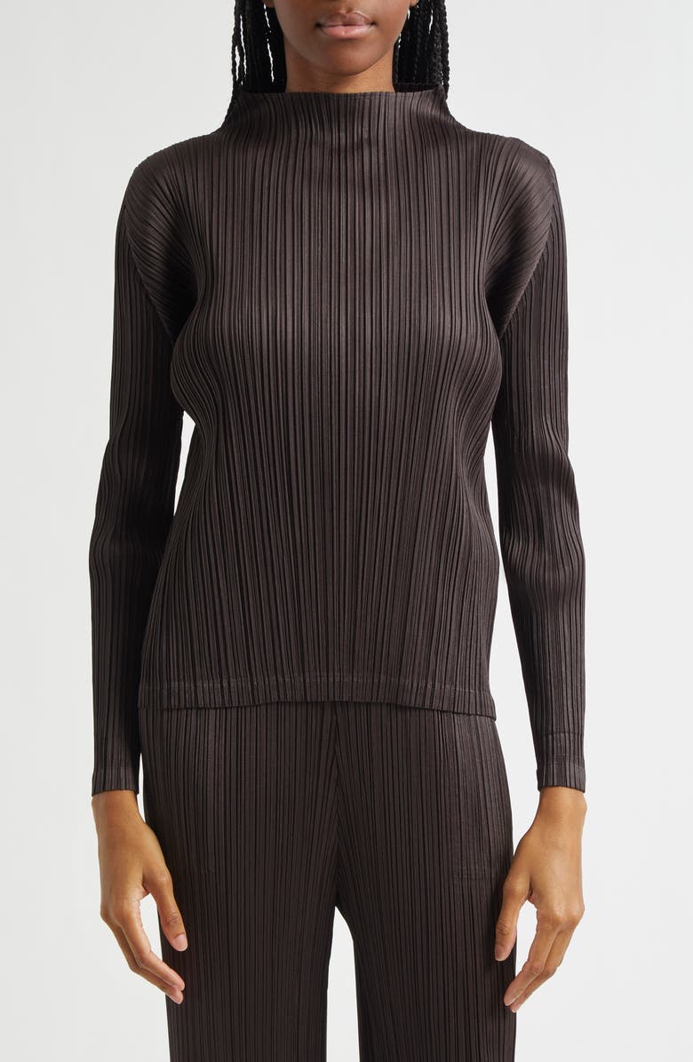 Pleats Please Issey Miyake Monthly Colors December Pleated Top, Main, color, 