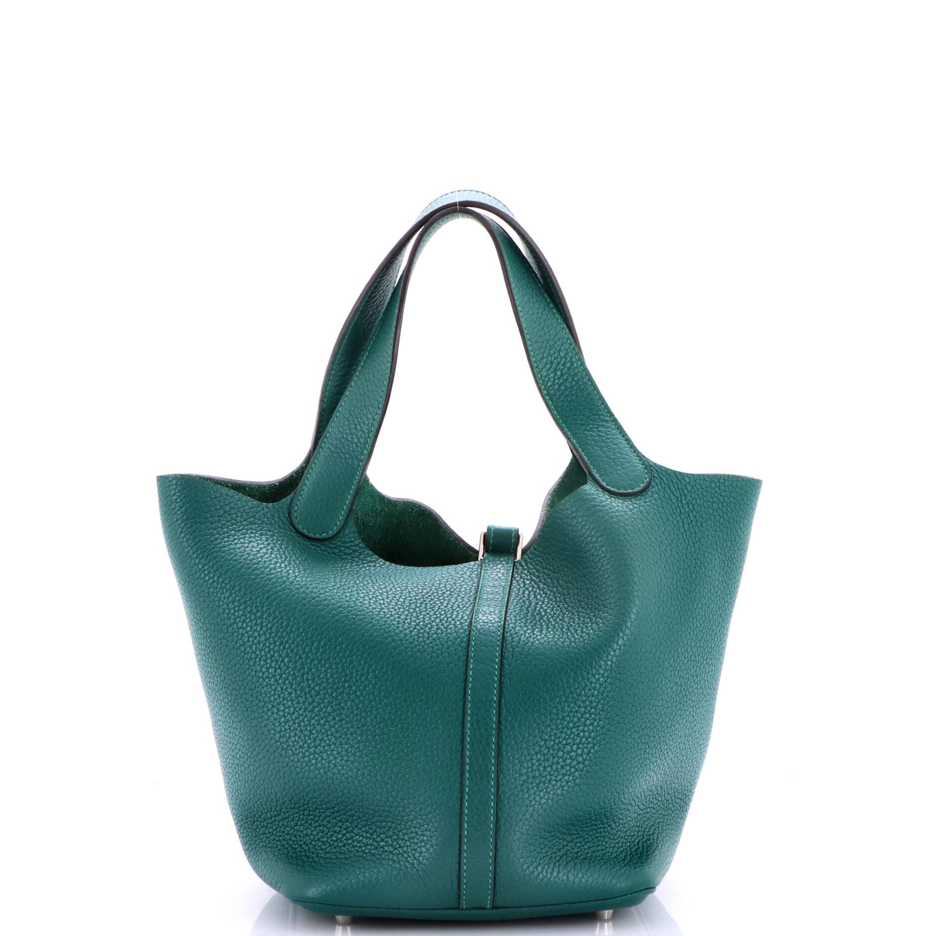 Picotin Lock Bag Clemence MM, Alternate, color, Green