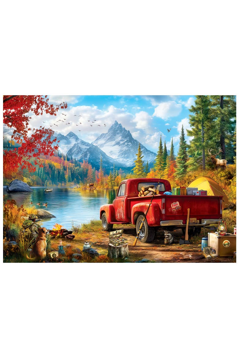 Backwoods Bound 1000 Piece Jigsaw Puzzle, Alternate, color, Multicolor