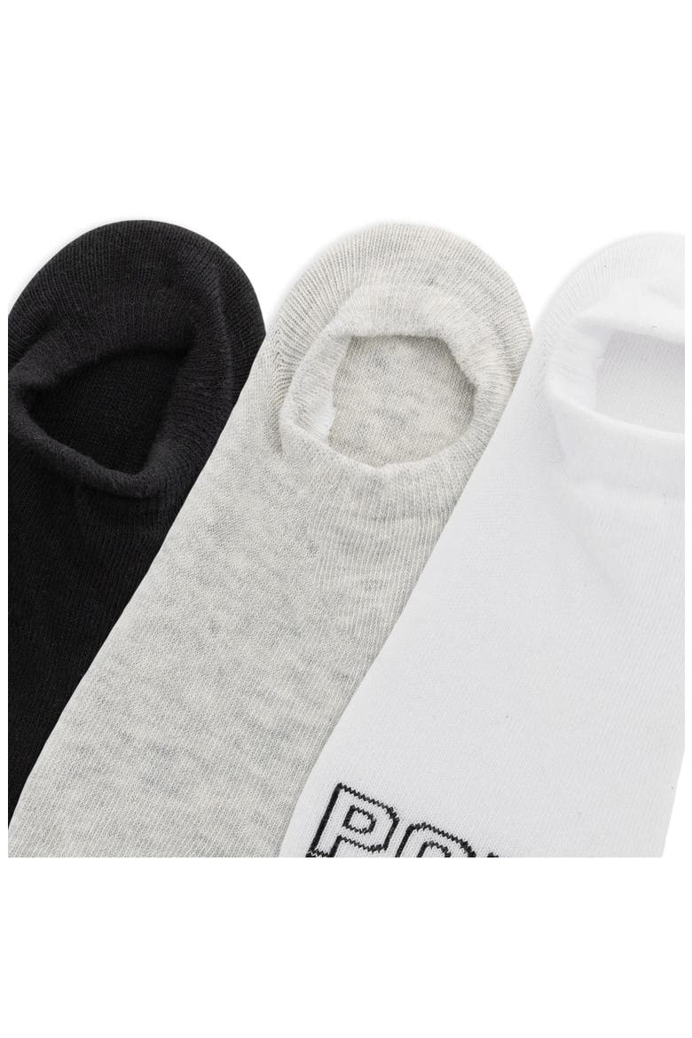 Assorted 3-Pack No-Show Socks, Alternate, color, IVORY MULTI