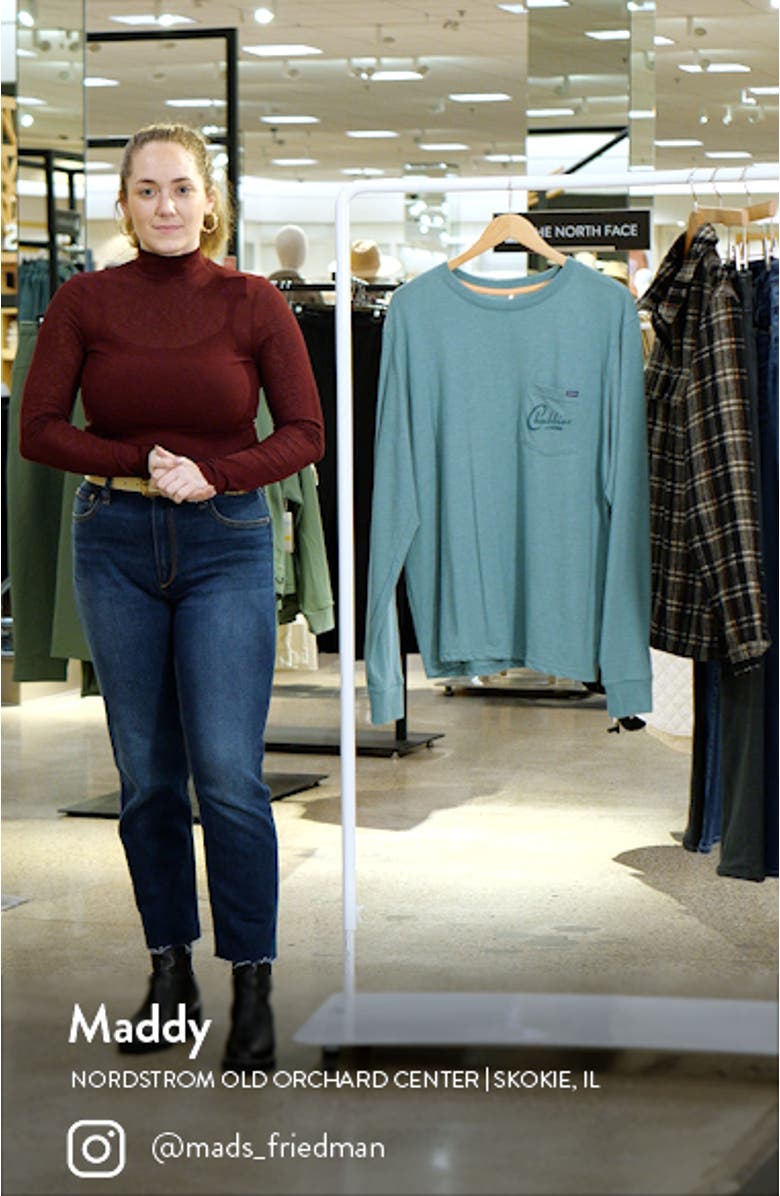 Long Sleeve Pocket Graphic T-Shirt, sales video thumbnail