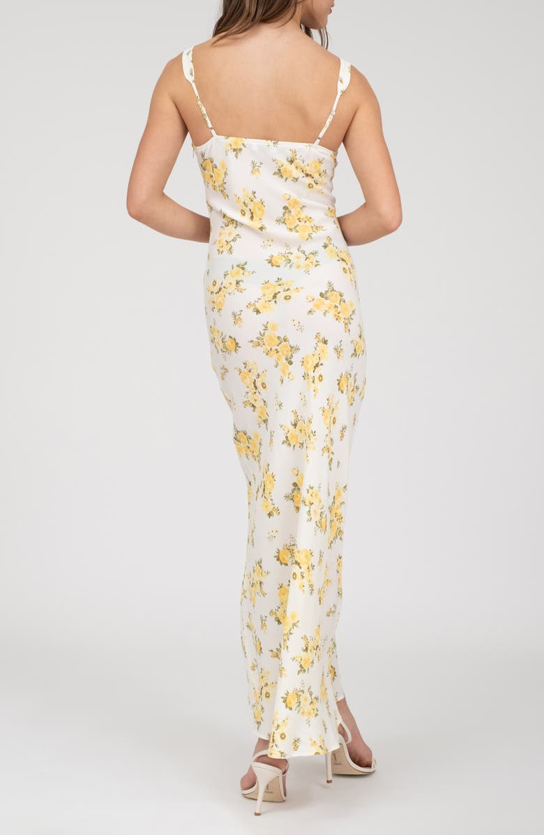 Blu Pepper Floral Maxi Dress, Alternate, color, Yellow Multi