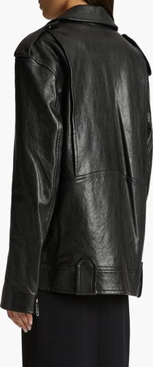 レザージャケット・コート KHAITE 'Hanson' leather biker jacket Khaite Hanson Leather Moto Jacket | Nordstrom