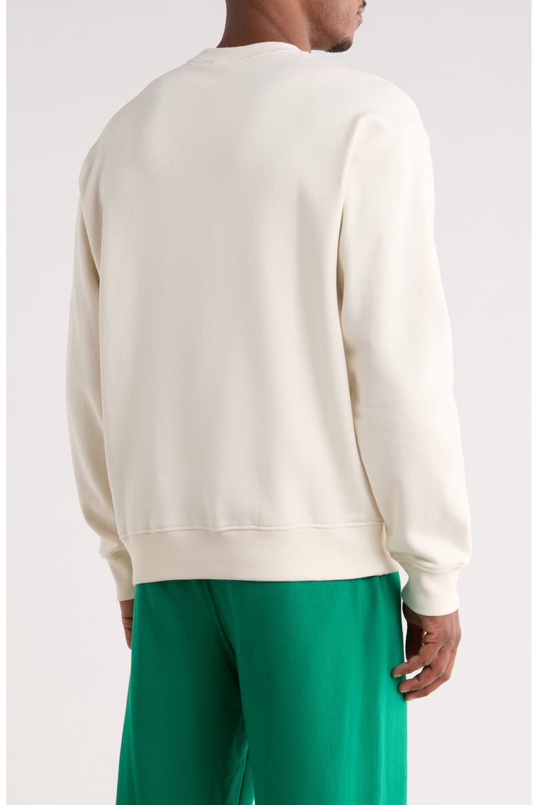 Card Cotton Graphic Sweatshirt, Alternate, color, ANTIQUE WHITE