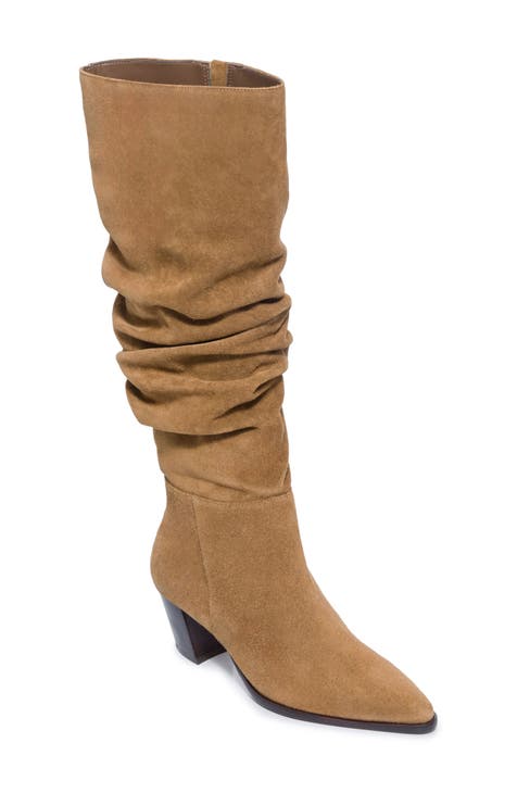 Scrunch Leather Boot (Women)