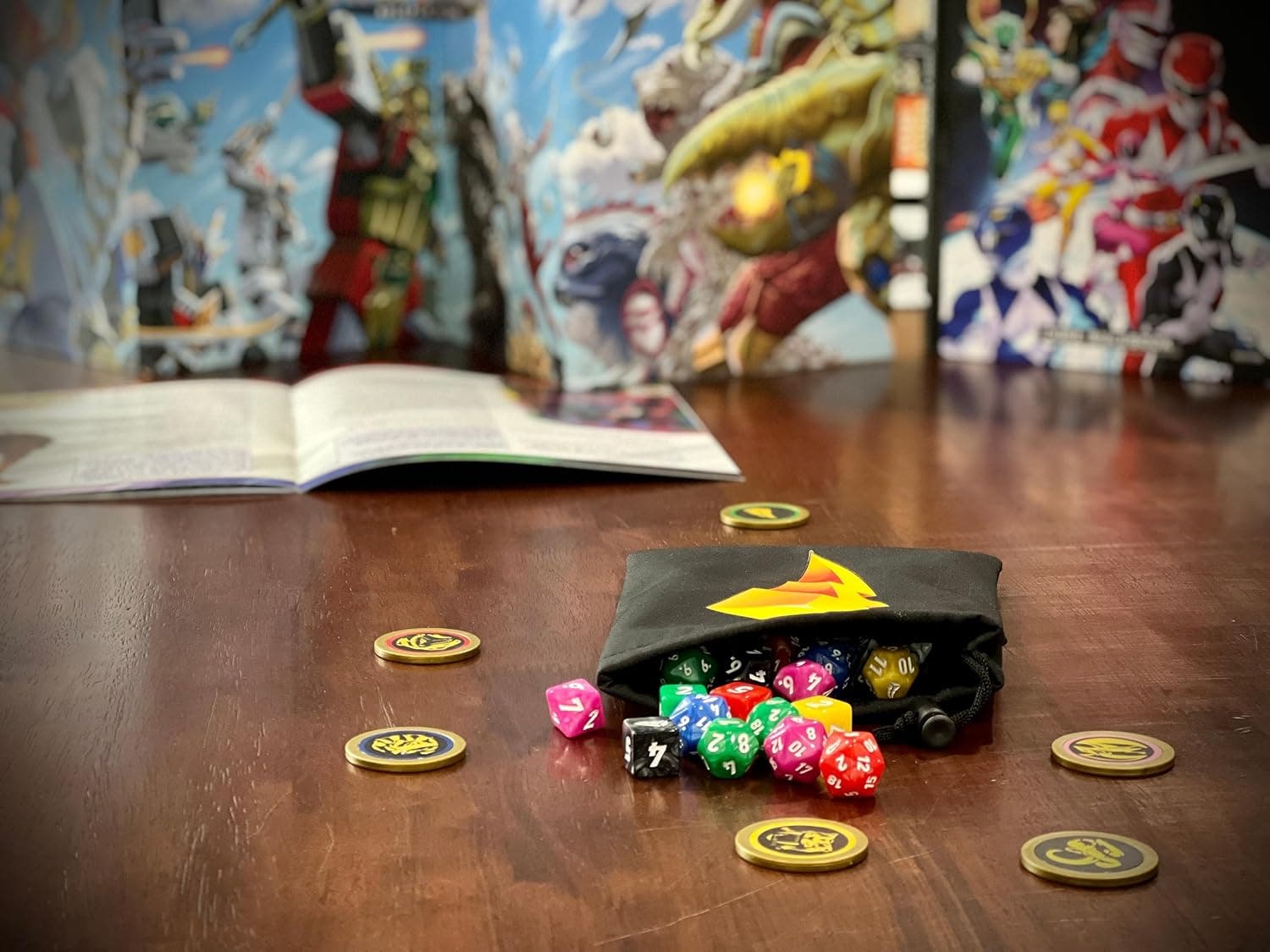 Renegade Game Studios Power Rangers Roleplaying Game Blue Dice Set ...