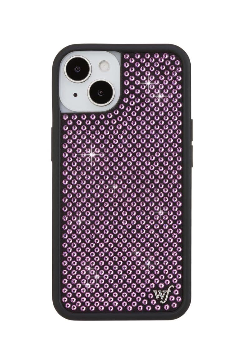 Pink Rhinestone iPhone Case, Alternate, color, Pink