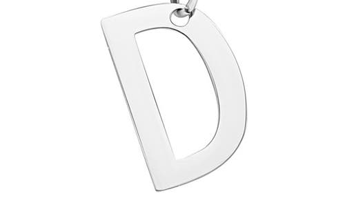 Adornia Toggle Initial Pendant Layered Necklace