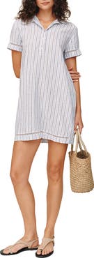 Bella Dahl Stripe High/Low Shirtdress