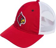 adidas Men's adidas Red Louisville Cardinals Mascot Slouch Trucker Adjustable Hat
