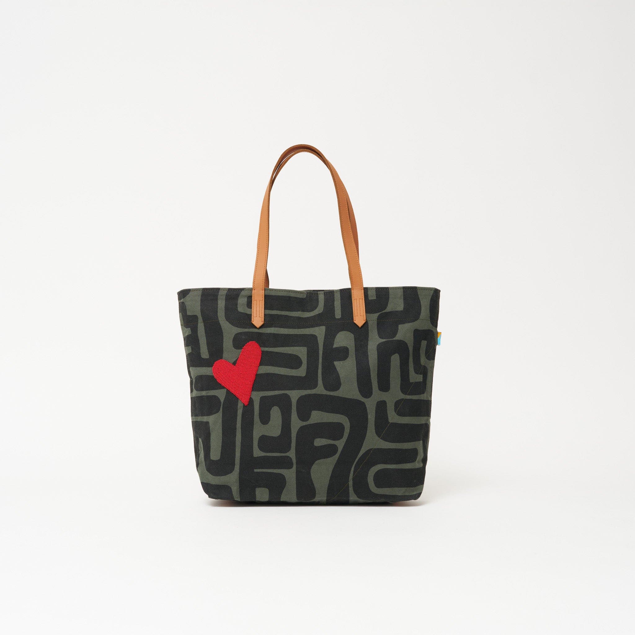 Ubuntu Life Go To Tote, Main, color, Charcoal