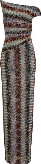 Missoni Metallic Zigzag One-Shoulder Dress | Nordstrom Missoni Metallic Zigzag One-Shoulder Dress | Nordstrom