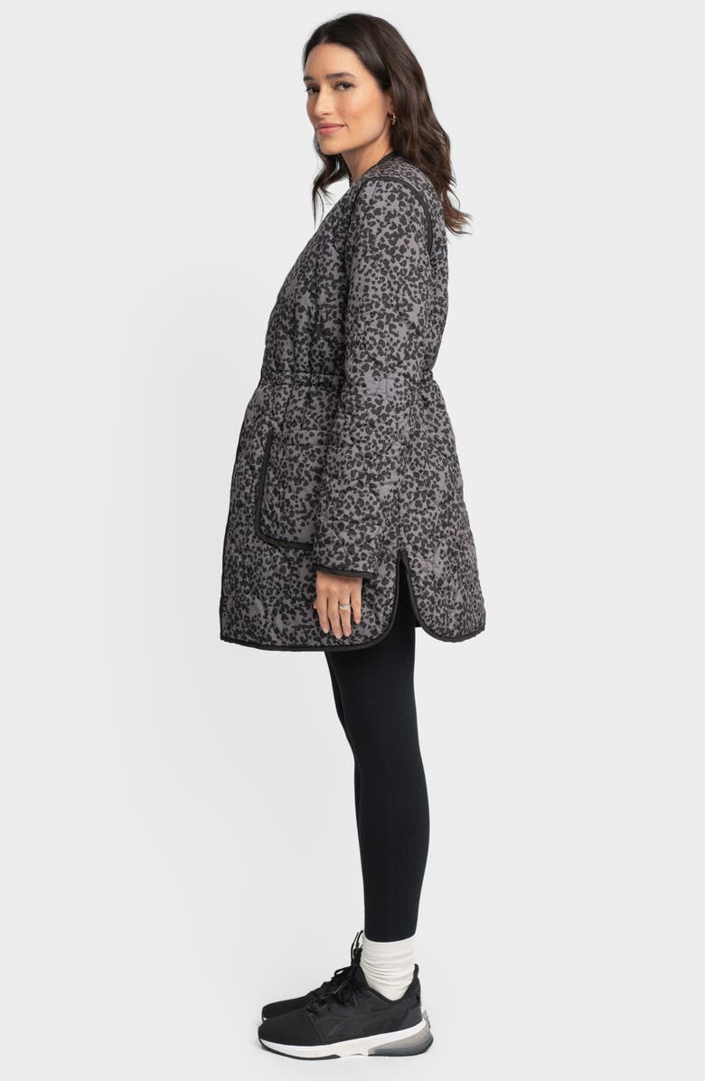 Seraphine Chrissy Reversible Quilted Maternity & Babywearing Jacket, Alternate, color, 