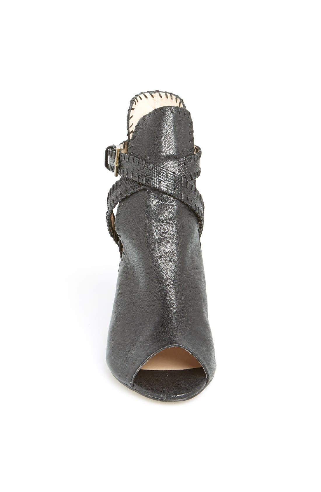 Ankle Bootie, Alternate, color, BLACK/ WHITE/ BLACK