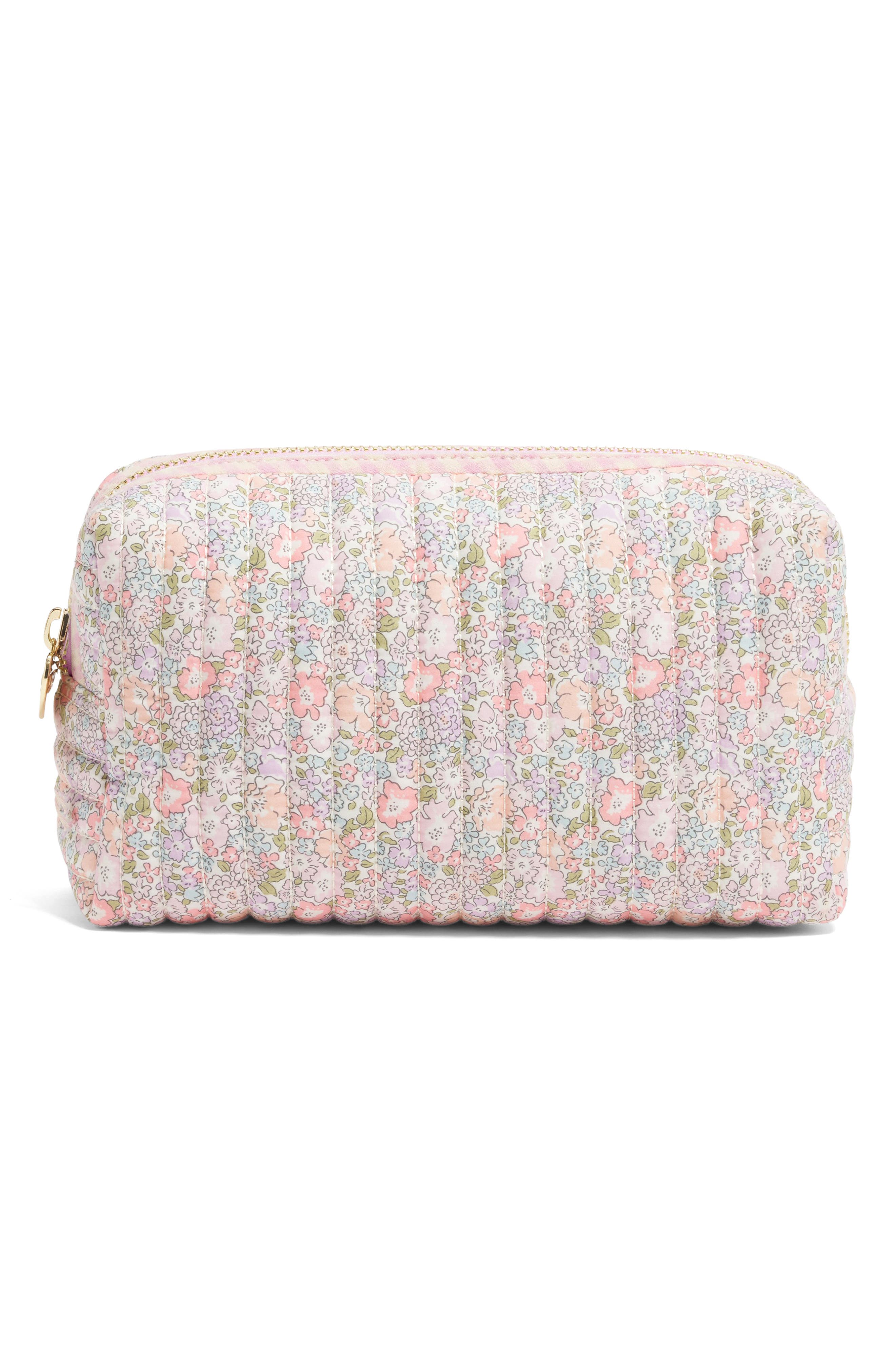 Stoney Clover Lane x Liberty Small Quilted Cotton Pouch, Main, color, Michelle