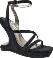 LADY COUTURE Rhinestone Wedge Sandal