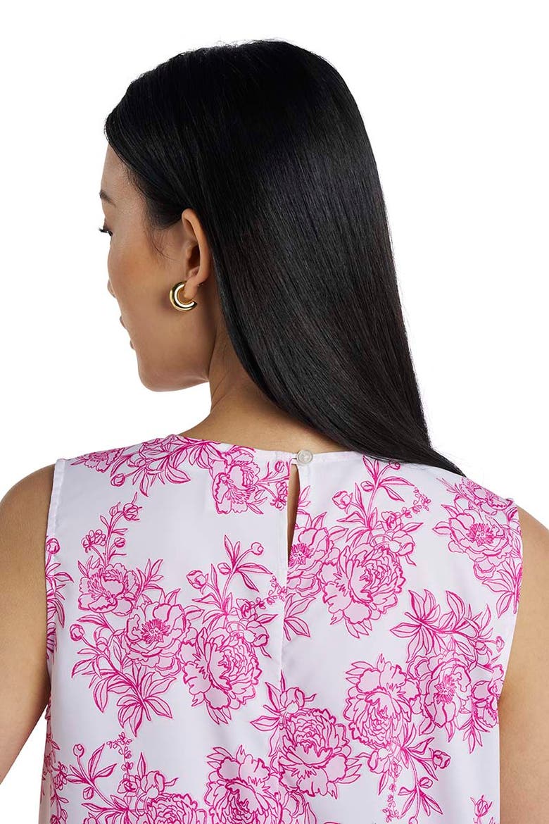 Women's St. Tropez Long Sleeve Top Tank, UPF 50+ Sun Protection, Alternate, color, Fuchsia Pink