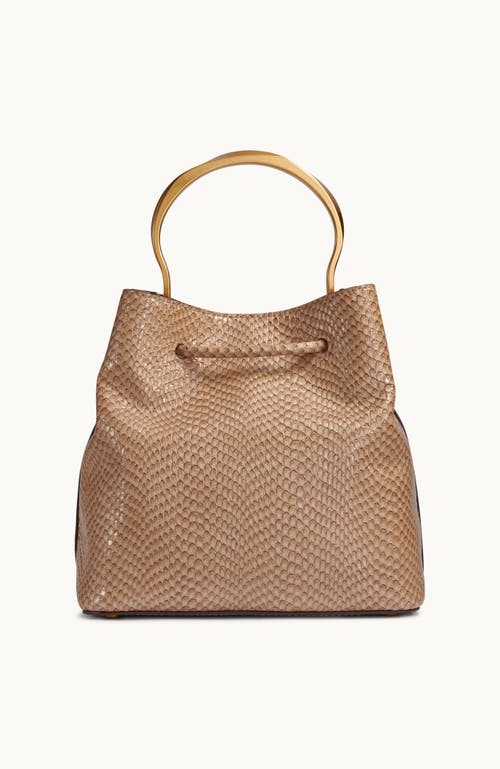 Donna Karan New York Lawrence Snake Bucket In Brown