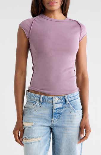 Ever Had Cap Sleeve Cotton T-Shirt