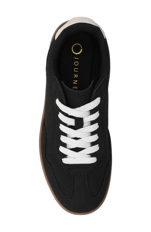 Journee Collection Lummie Sneaker In Black