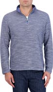 Robert Graham Ledson Space Dye Quarter Zip Top