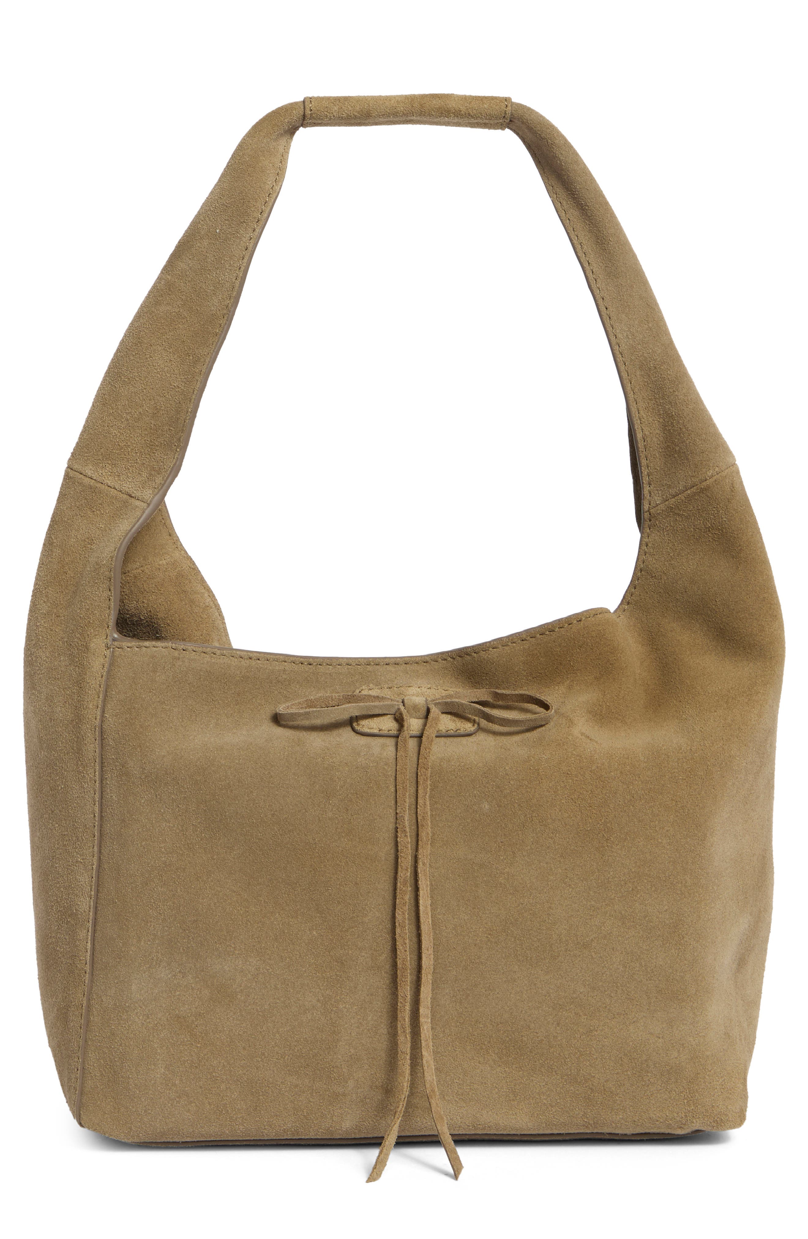 Clem Small Suede Shoulder Bag