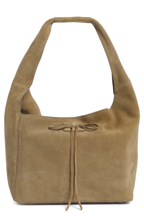 Clem Small Suede Shoulder Bag