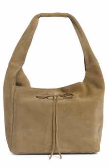 Clem Small Suede Shoulder Bag