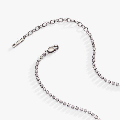 Alex And Ani Babe Tennis Chain Necklace In Silver