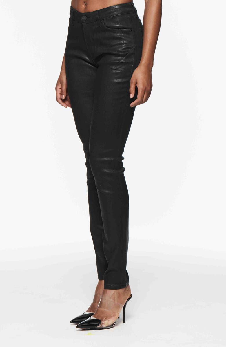 PURPLE BRAND Resin Coated Skinny Jeans, Alternate, color,