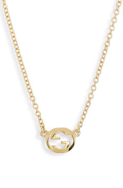 Interlocking G Pendant Necklace