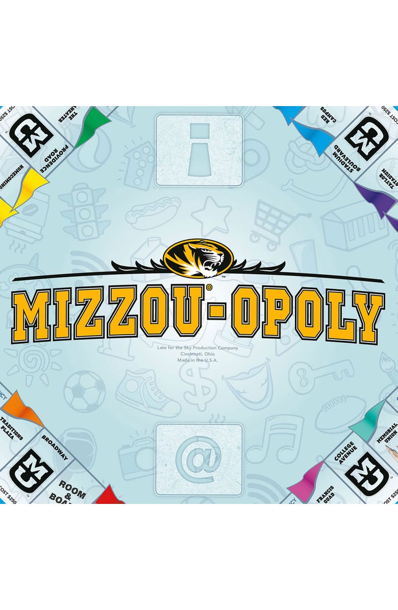 Late for the Sky University Of Missouri Mizzouopoly Monopoly Board Game, Alternate, color, Multicolored