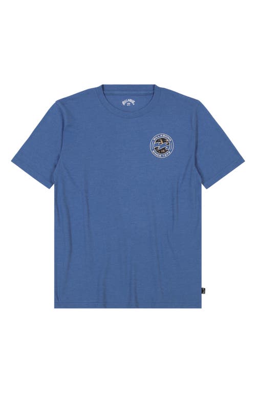 Billabong Kids' Hollow Graphic T-shirt In Arctic Blue Heathe