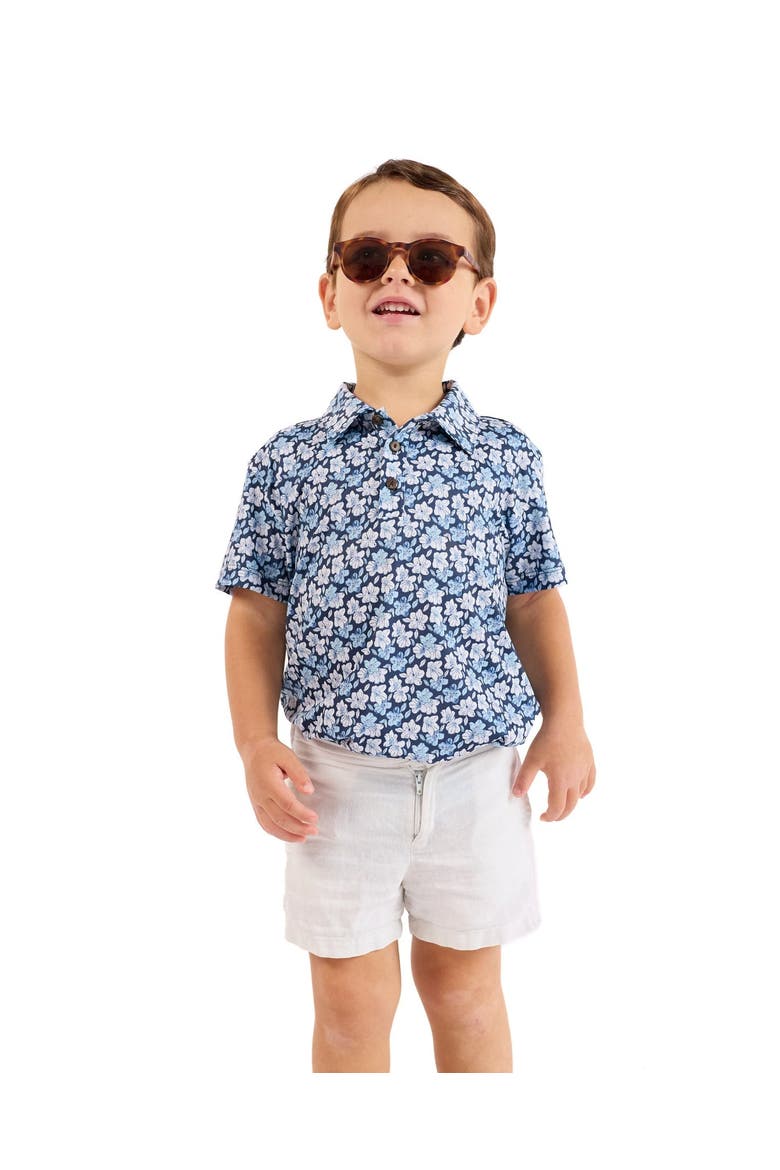 The Azaleas - Navy Boys Golf Polo, Alternate, color, Navy