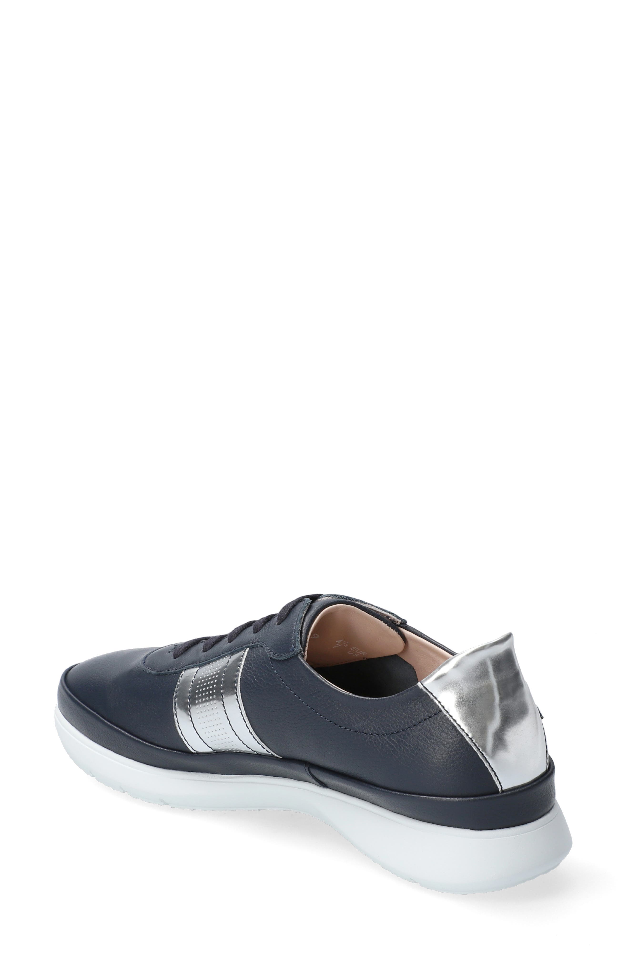 Merania Sneaker, Alternate, color, NAVY LEATHER