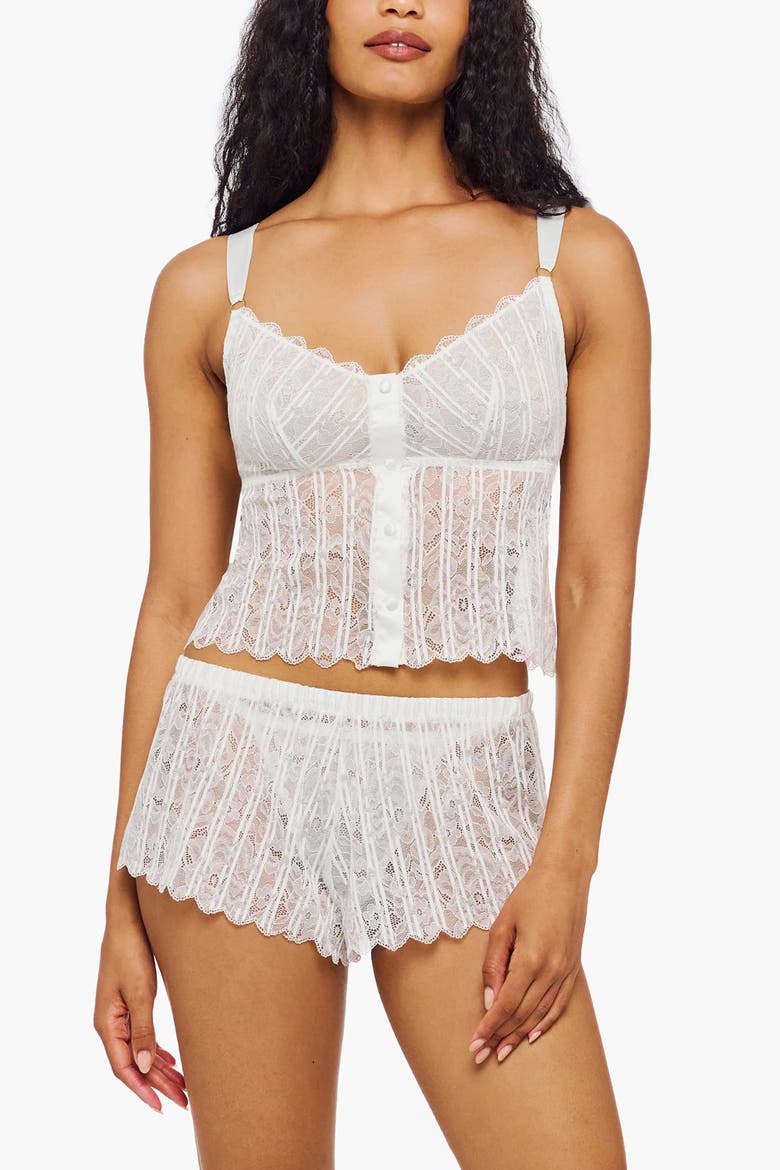 Misteriosa Cami & Boxer Set, Main, color, Moon Ivory