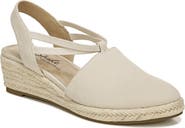LifeStride Katrina Espadrille Slingback Wedge Pump